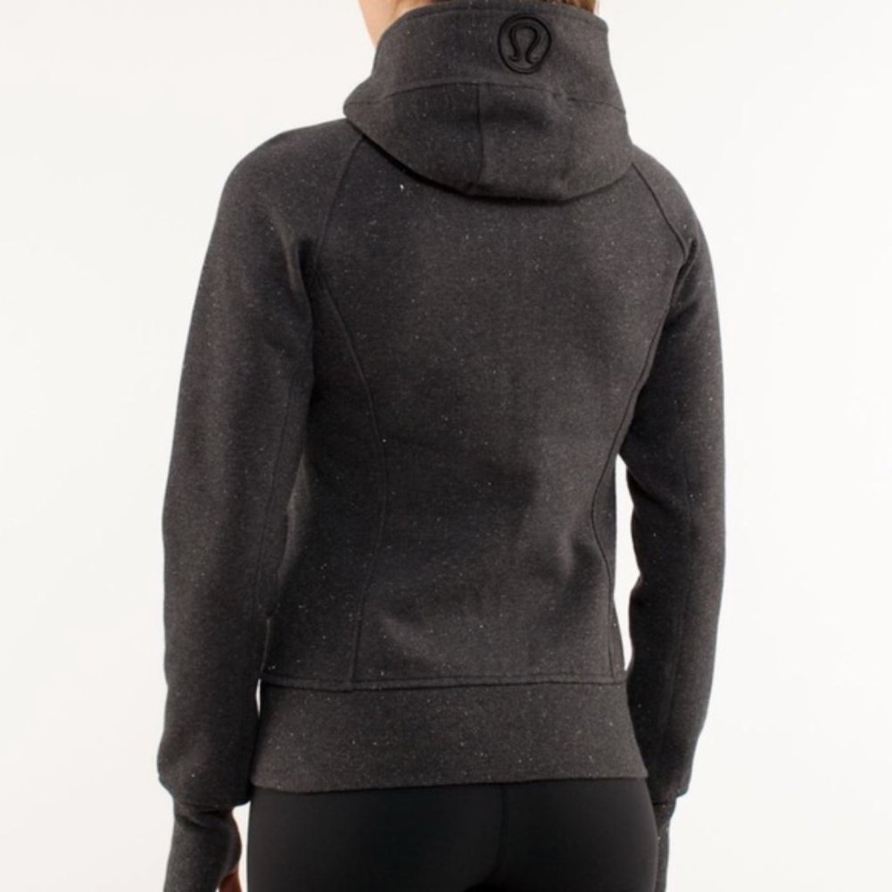 Lululemon Scuba Hoodie Heathered Black Sparkle 8